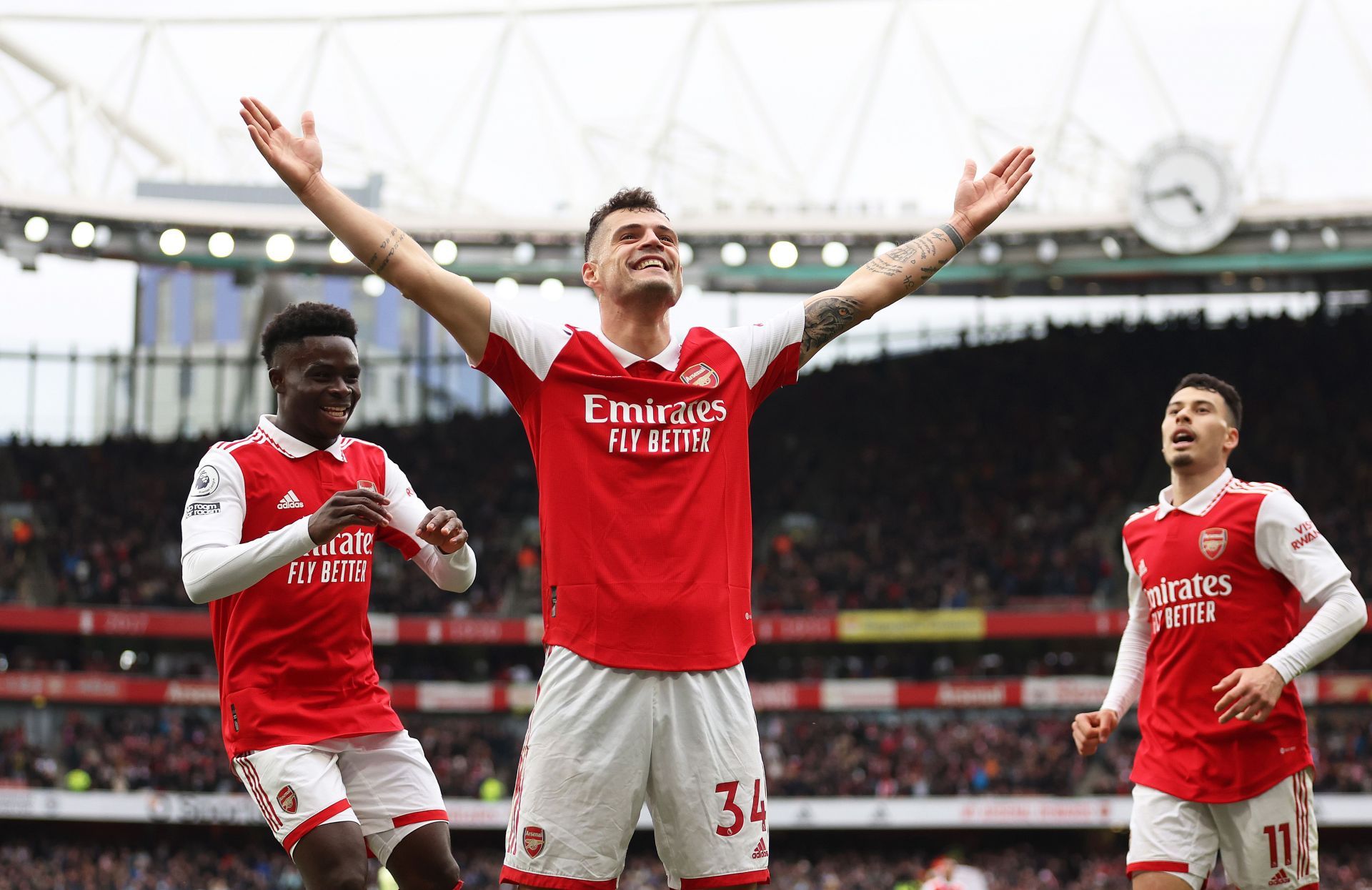 Arsenal have won seven league games in a row.
