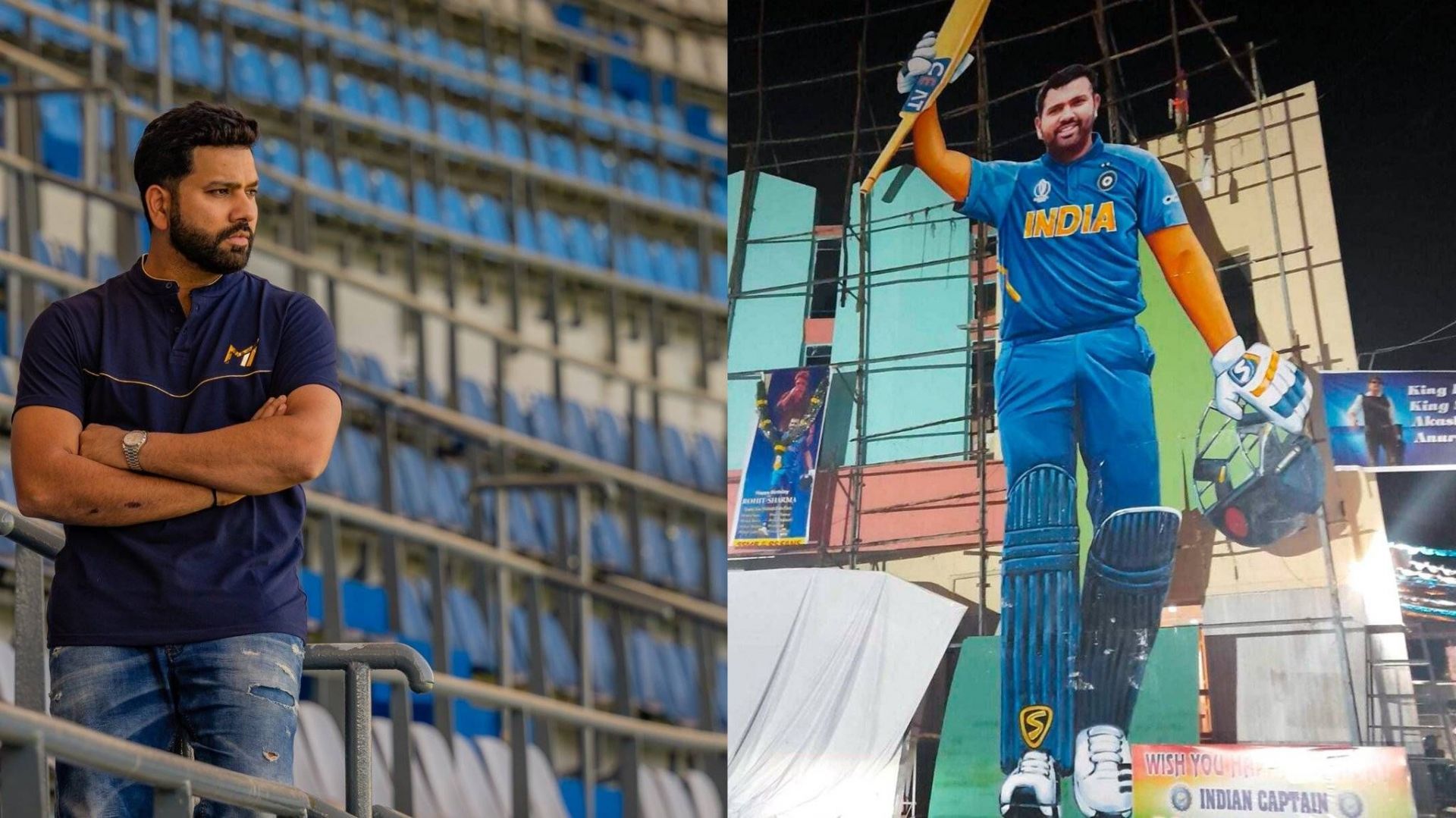 Rohit Sharma has a massive fan following in Hyderabad (Image: Mumbai Indians/Twitter)