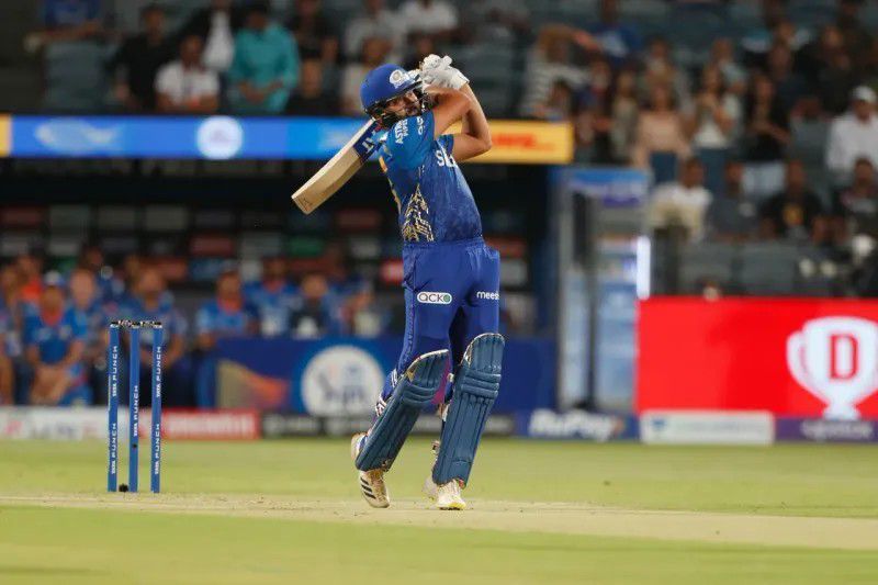 Rohit Sharma in action for MI [IPLT20]