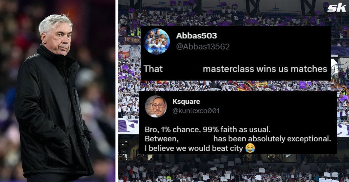 Real Madrid fans praise Valverde (not in pic) after win against Chelsea.