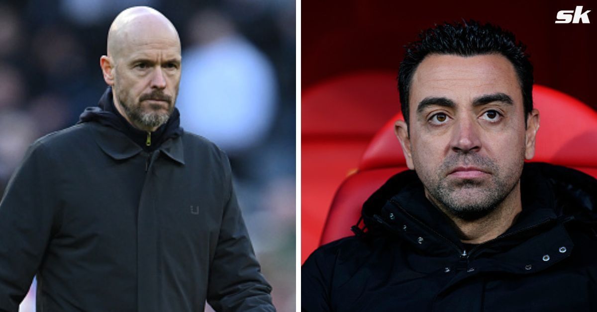 Erik ten Hag and Xavi Hernandez