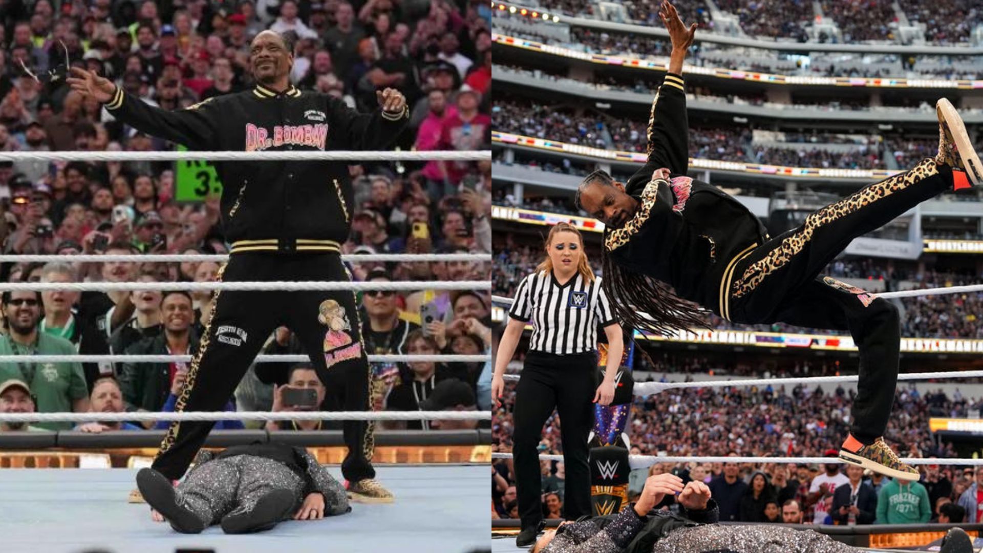 Snoop Dogg entertained fans at WrestleMania 39 with a People