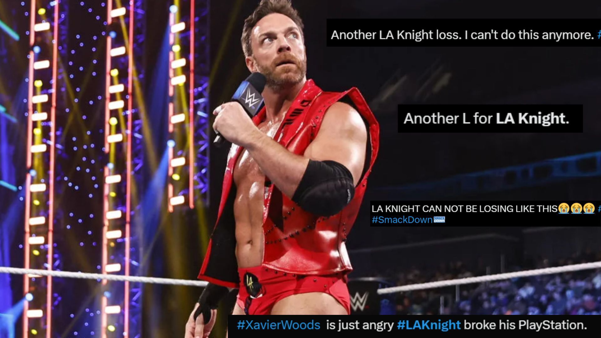 LA Knight suffered yet another defeat on WWE SmackDown tonight