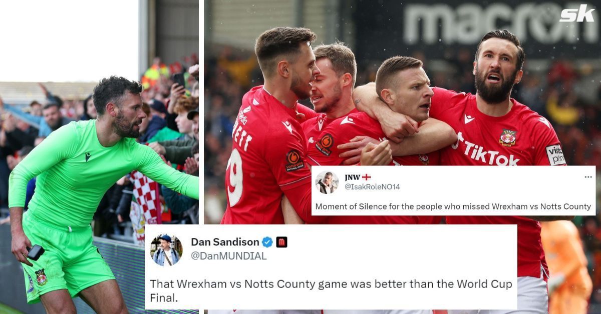 Wrexham win a dramatic National League title clash.