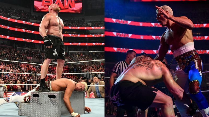 reasons why brock lesnar attack cody rhodes raw