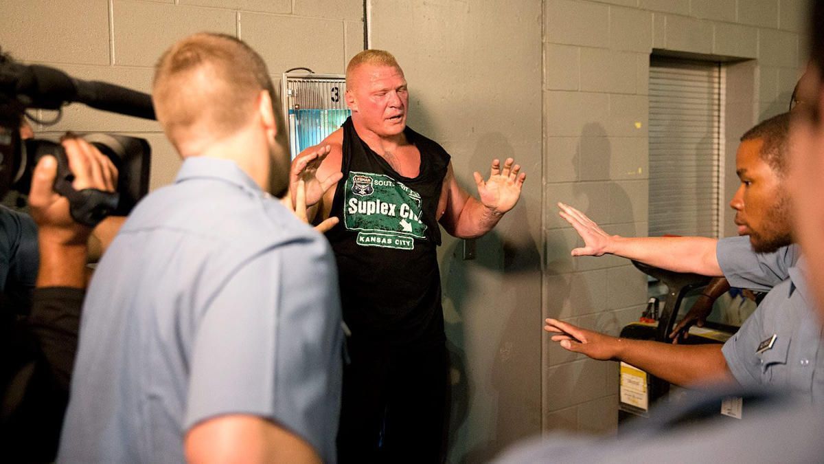 Brock Lesnar was once arrested in real-life.