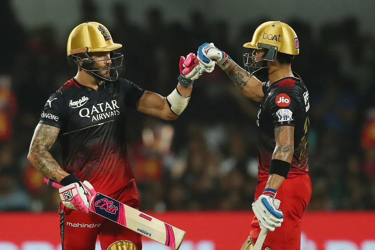 Faf du Plessis and Virat Kohli put on a mammoth opening partnership