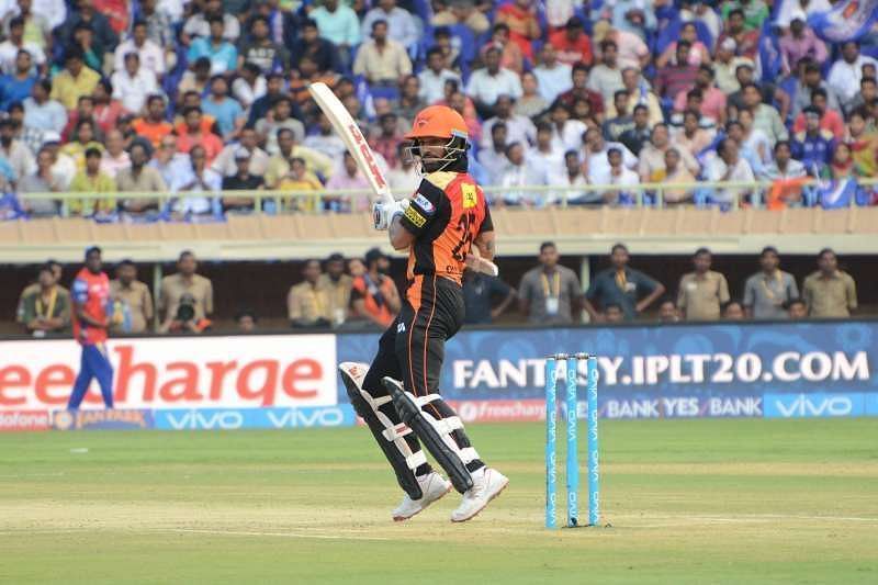 The left-hander batting for SRH. (Pic: iplt20.com)