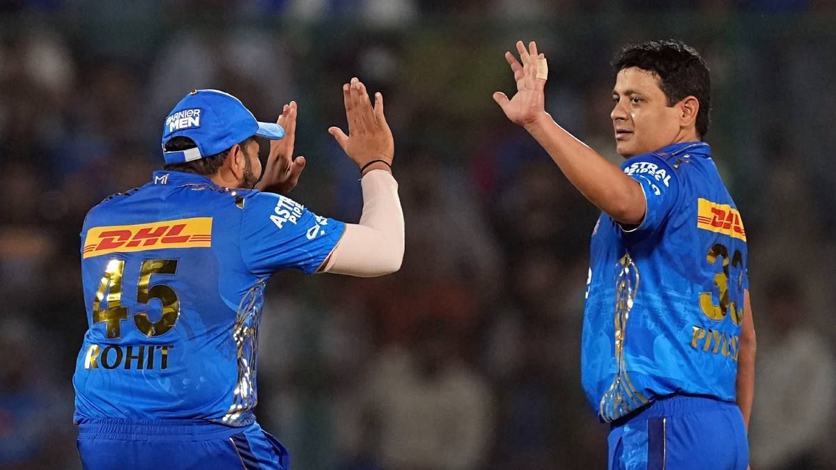 Piyush Chawla has been MI's go-to bowler this season.