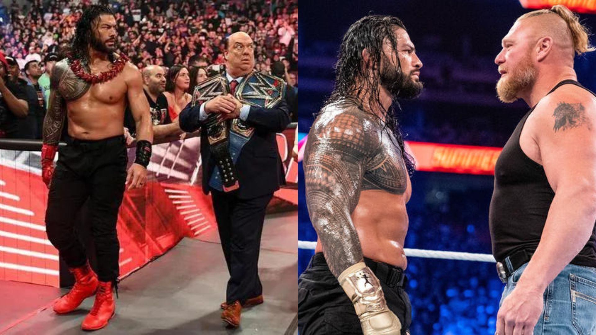 Roman Reigns was confronted by Brock Lesnar before a massive swerve on RAW