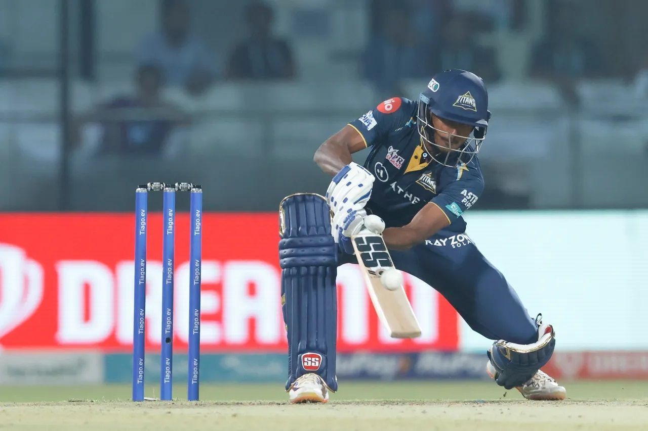 Sai Sudharsan struck four fours and two sixes during his innings. [P/C: iplt20.com]