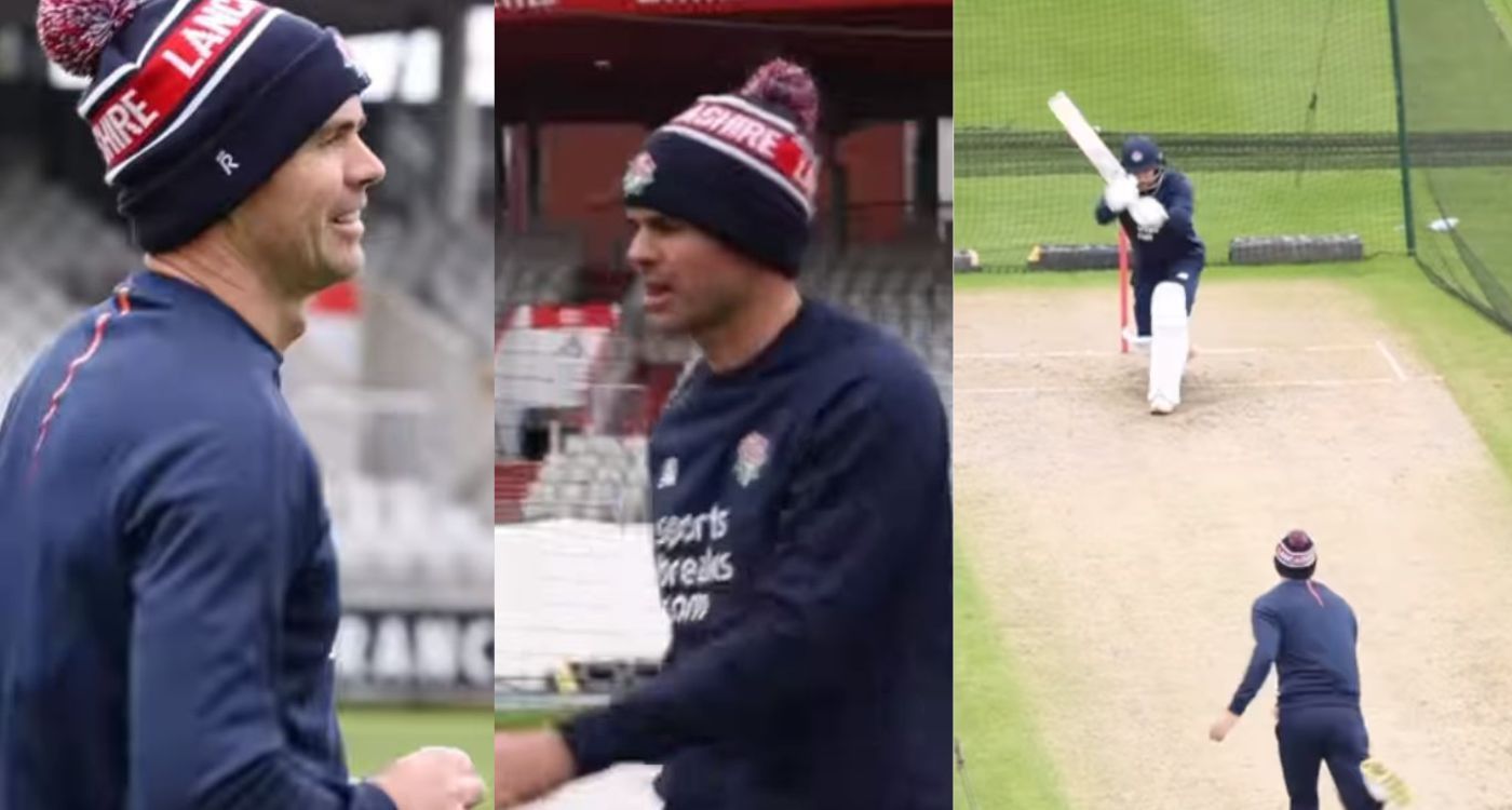 काउंटी चैंपियनशिप के आगमी सत्र की तैयारी में जुटे जेम्स एंडरसन (Snapshots: Lancashirecricket)