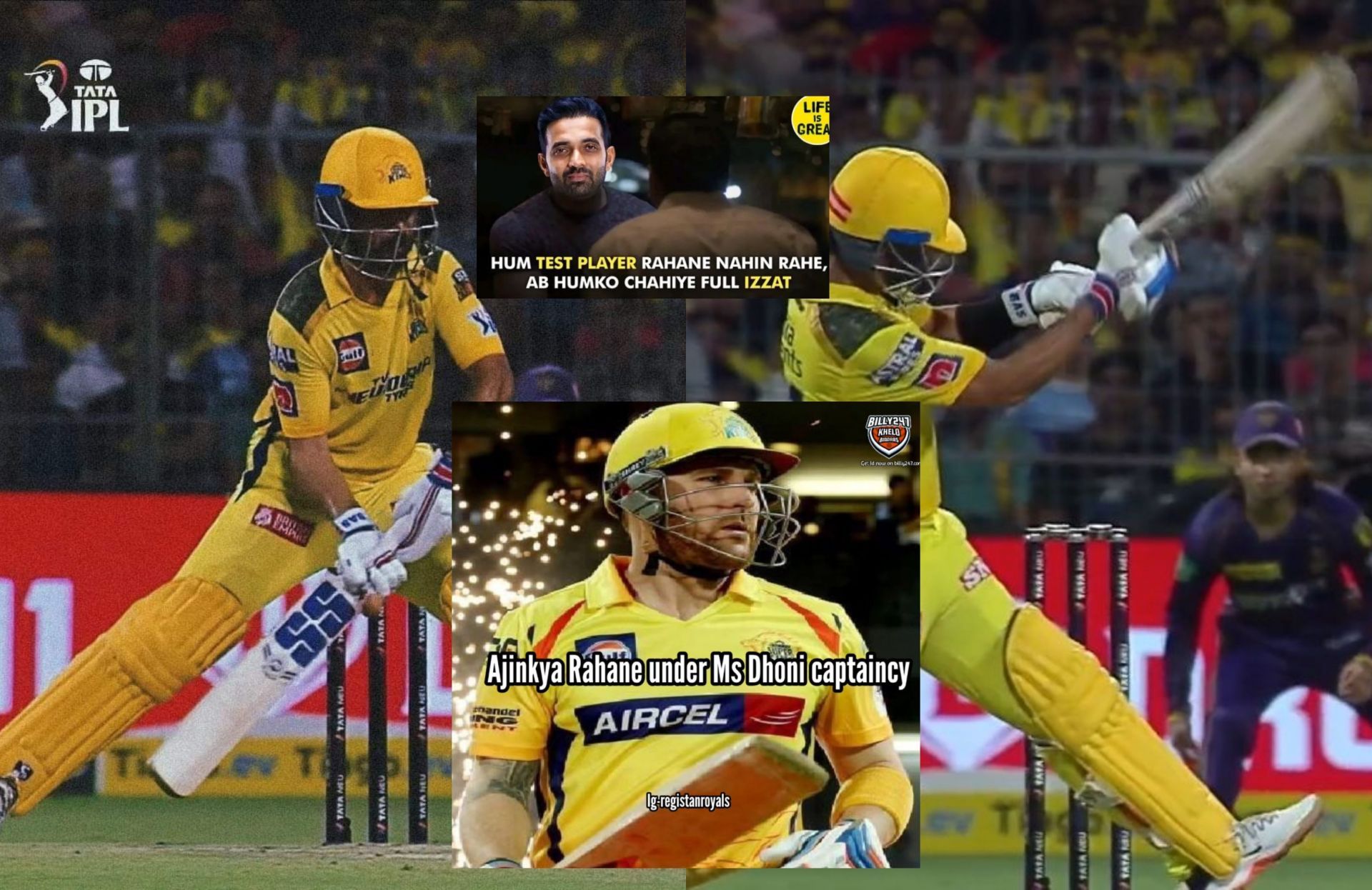 Fans react after 1st innings of CSK vs KKR clash.