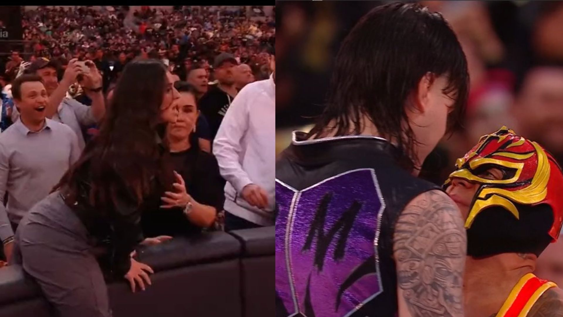 Aalyah Mysterio made her presence known at WrestleMania 39