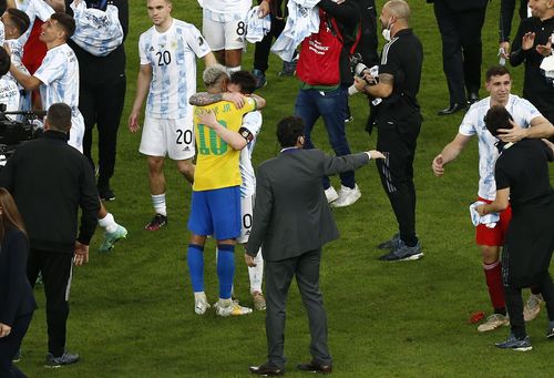 The PSG teammates didn't get the chance to face one another.