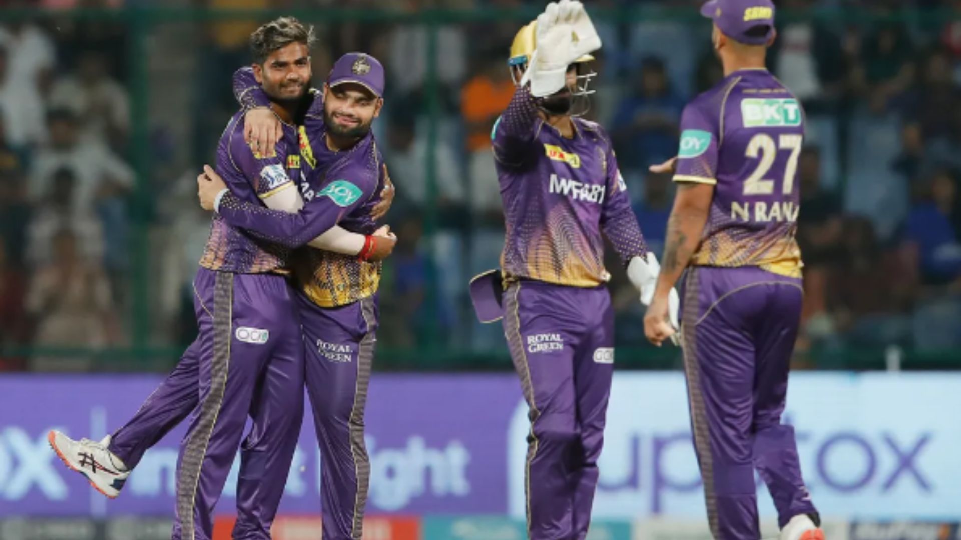 KKR lost a hard-fought match against the Delhi Capitals. 