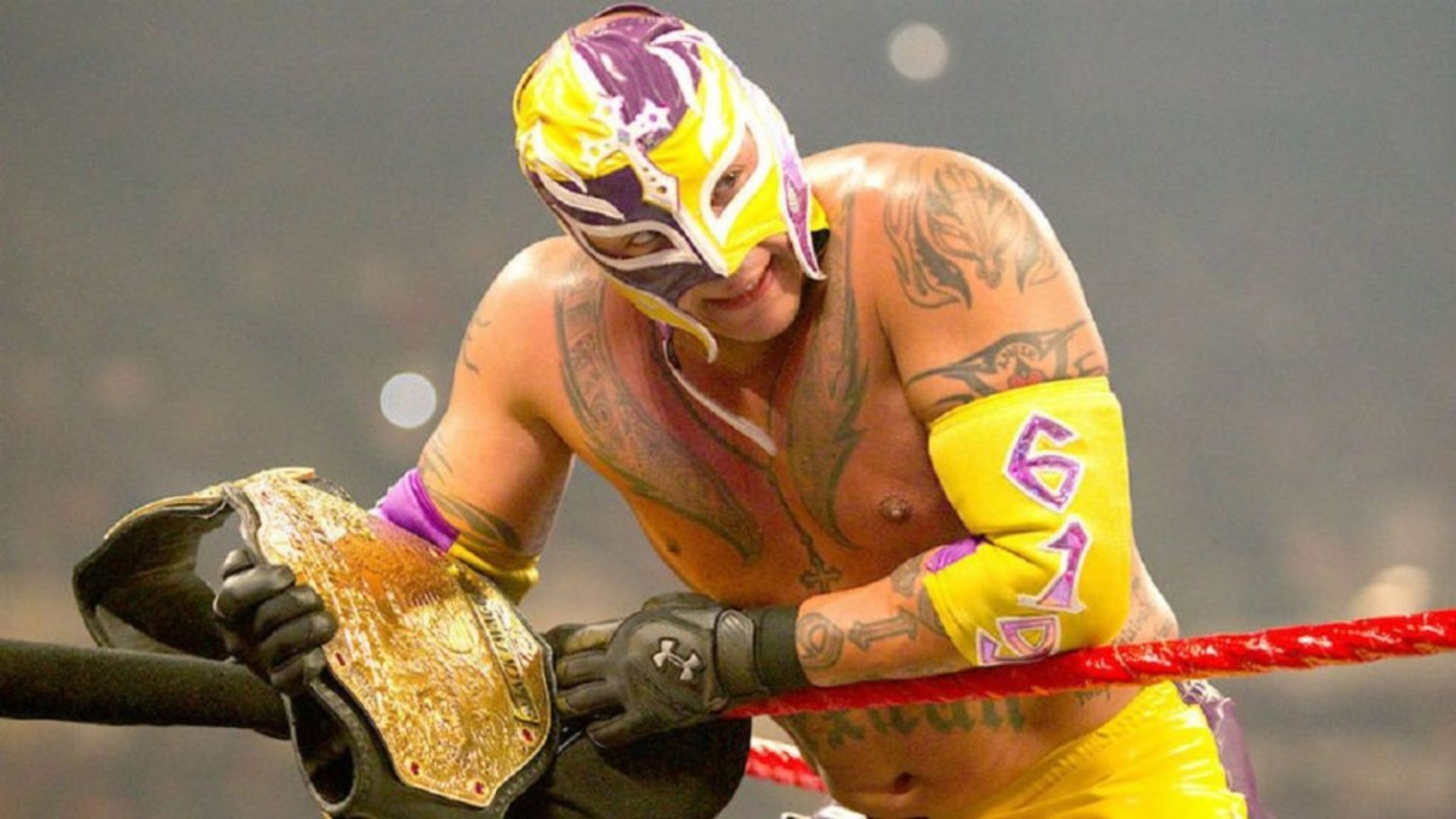 Rey Mysterio won his title after defeating Jack Swagger