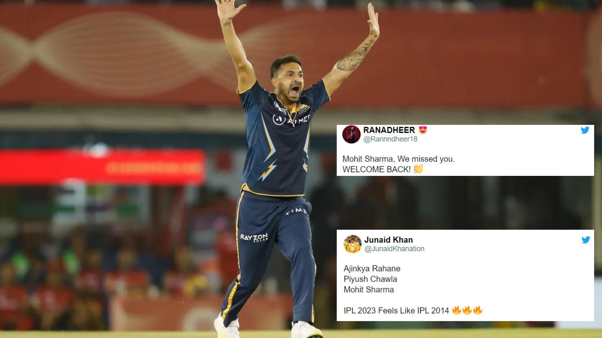 Mohit Sharma played his first IPL game since the 2020 edition (P.C.:iplt20.com)