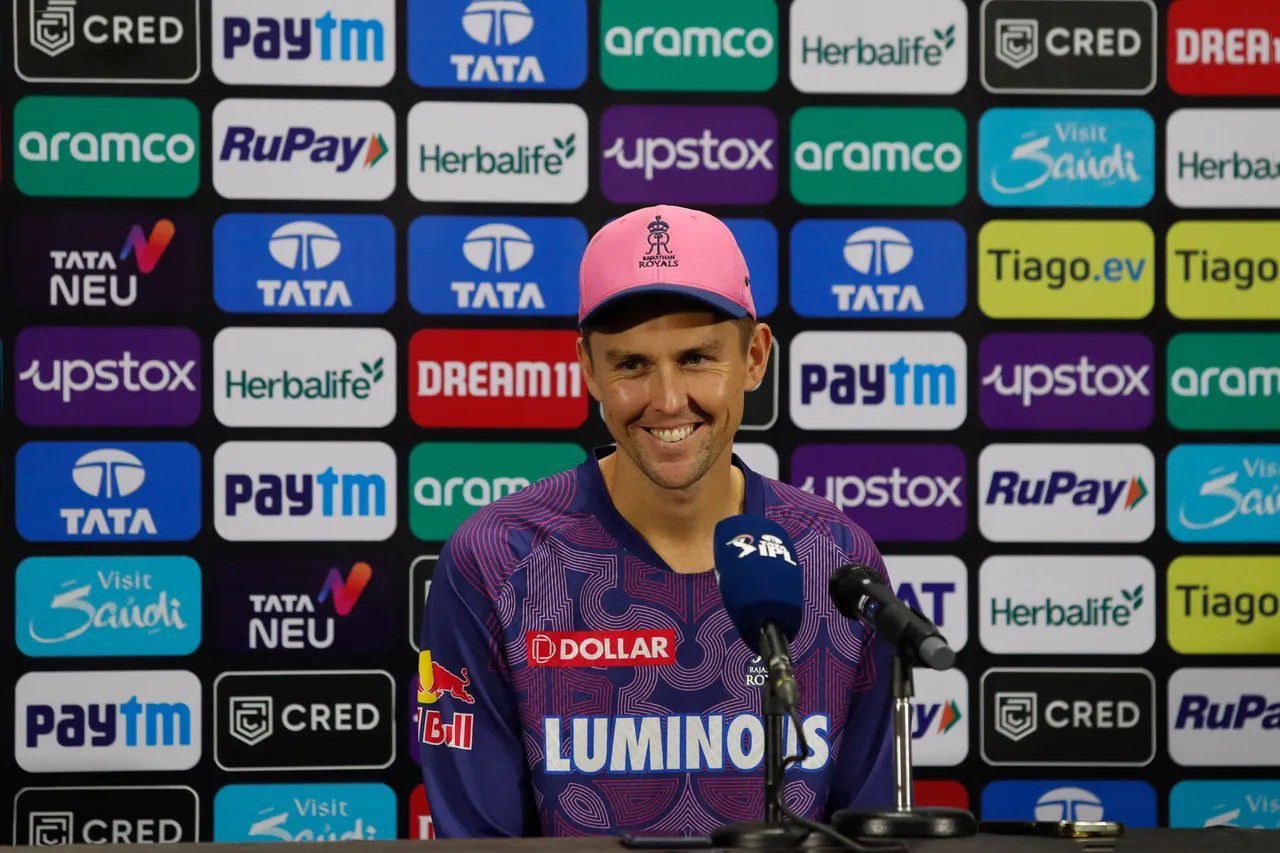 Trent Boult during a press conference [IPLT20]