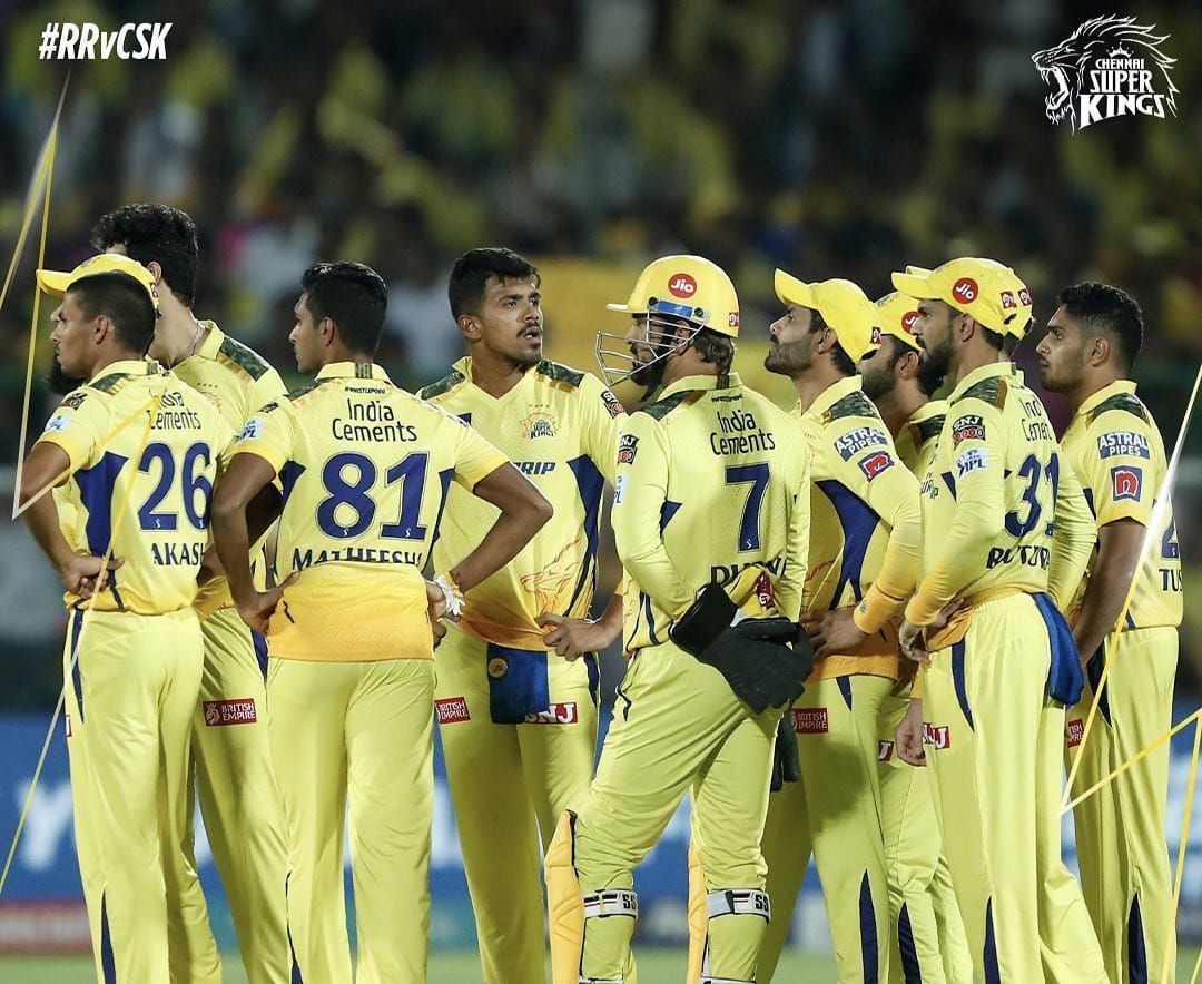 CSK suffered a 32-run defeat in Jaipur yesterday. [Pic Credit - CSK]