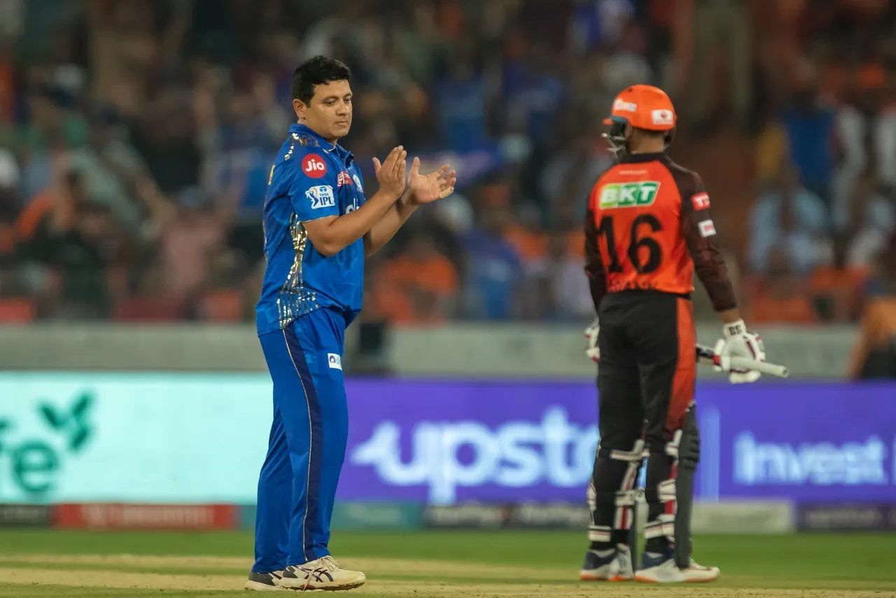 Piyush Chawla is the Mumbai Indians' highest wicket-taker in IPL 2023 thus far. [P/C: iplt20.com]