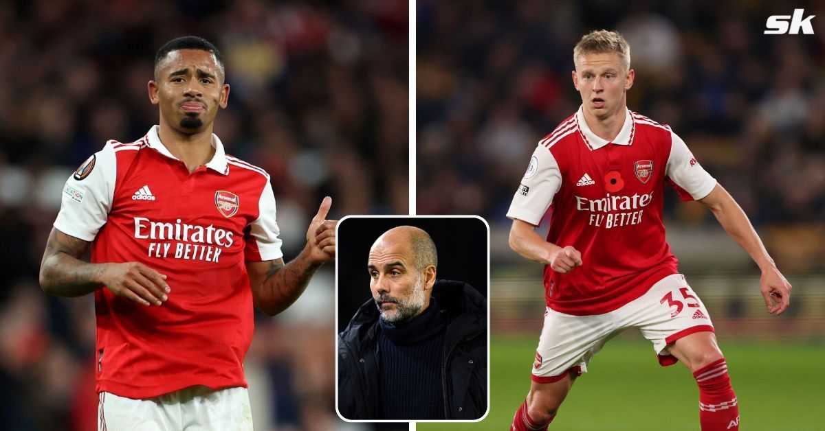 Pep Guardiola has no regrets over selling Gabriel Jesus and Oleksandr Zinchenko to Arsenal