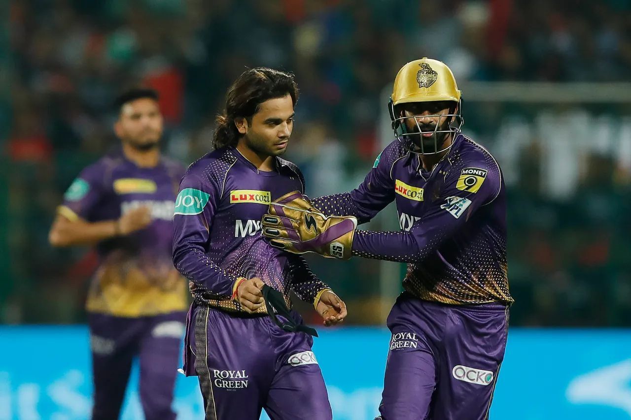 Suyash Sharma and his hair have given the fans plenty to talk about during IPL 2023 (Image: iplt20.com)