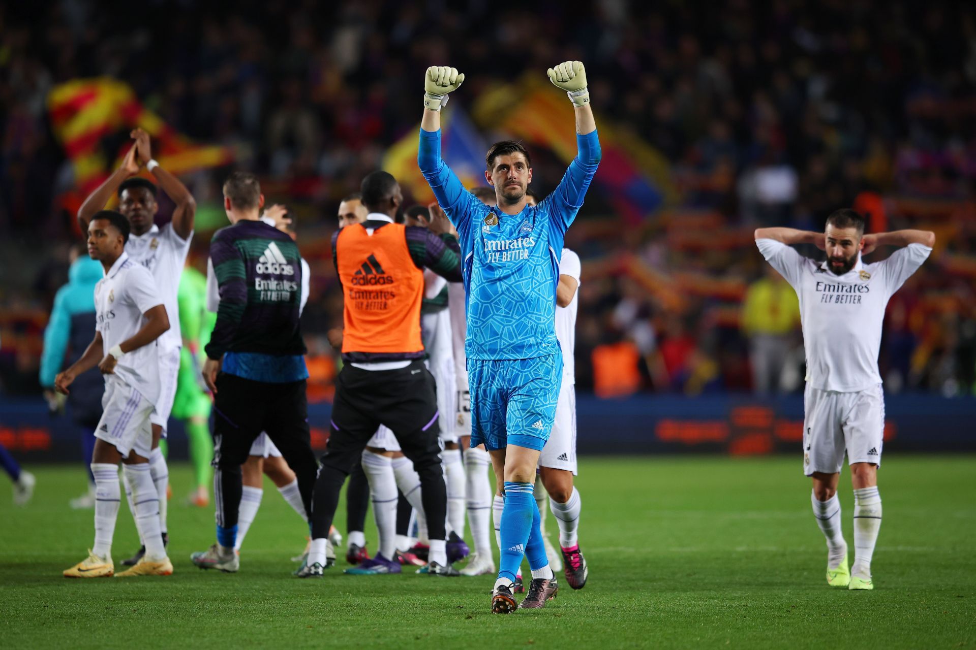 Real Madrid beat their El Clasico rivals at the Camp Nou.