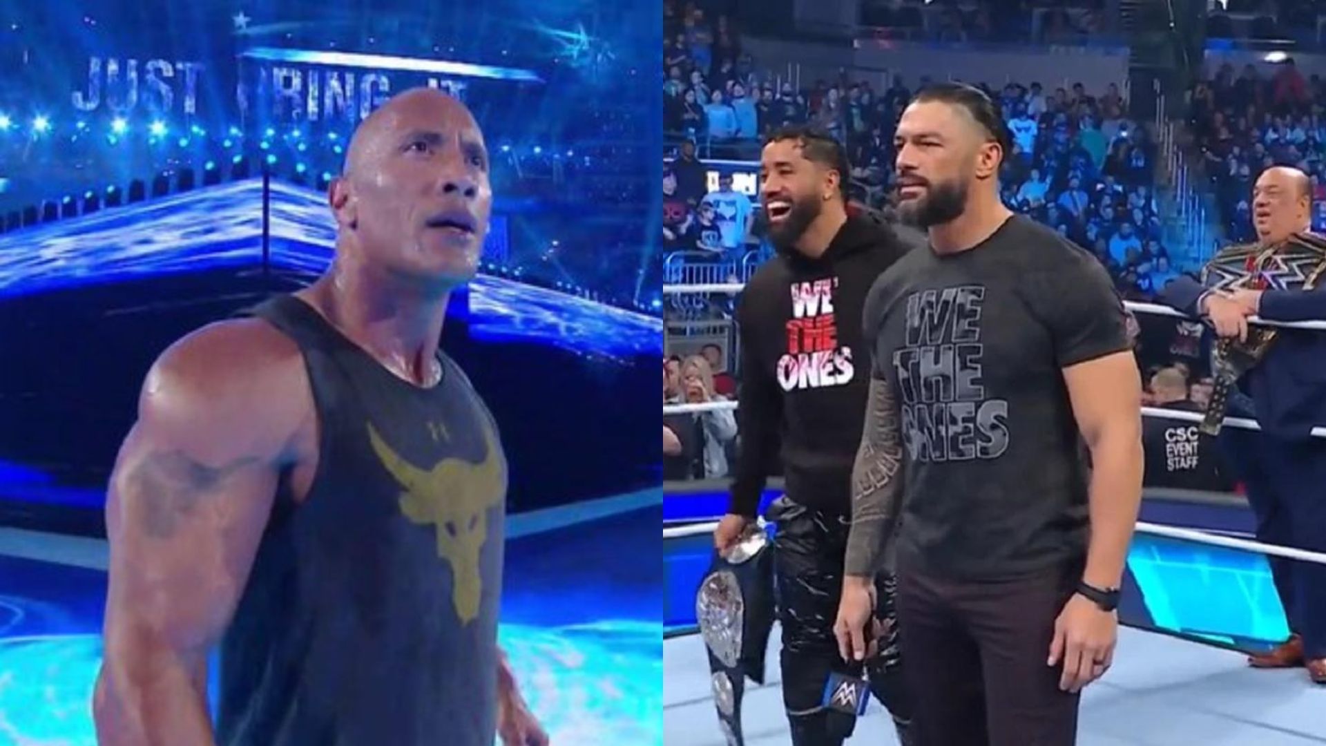 Did The Rock reference The Bloodline?