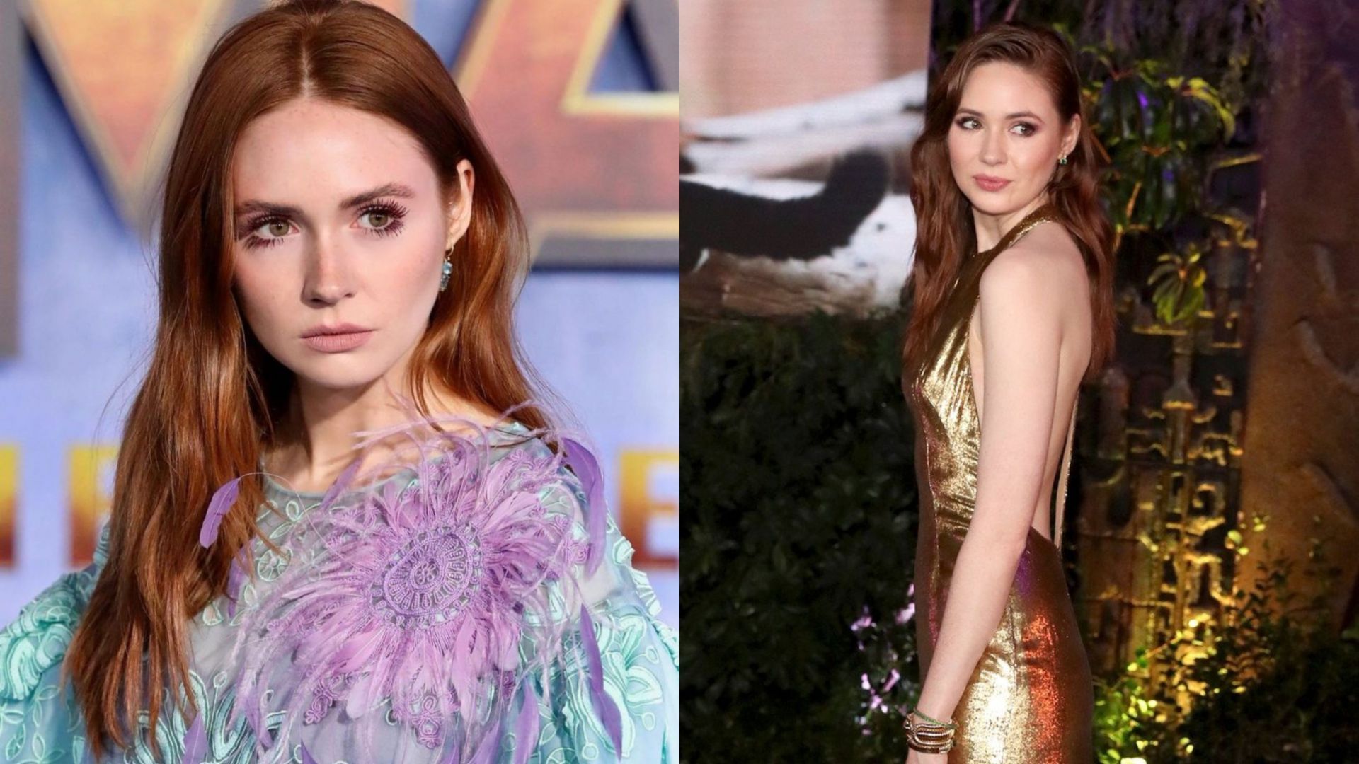 Karen Gillan shared a kiss with a WWE legend