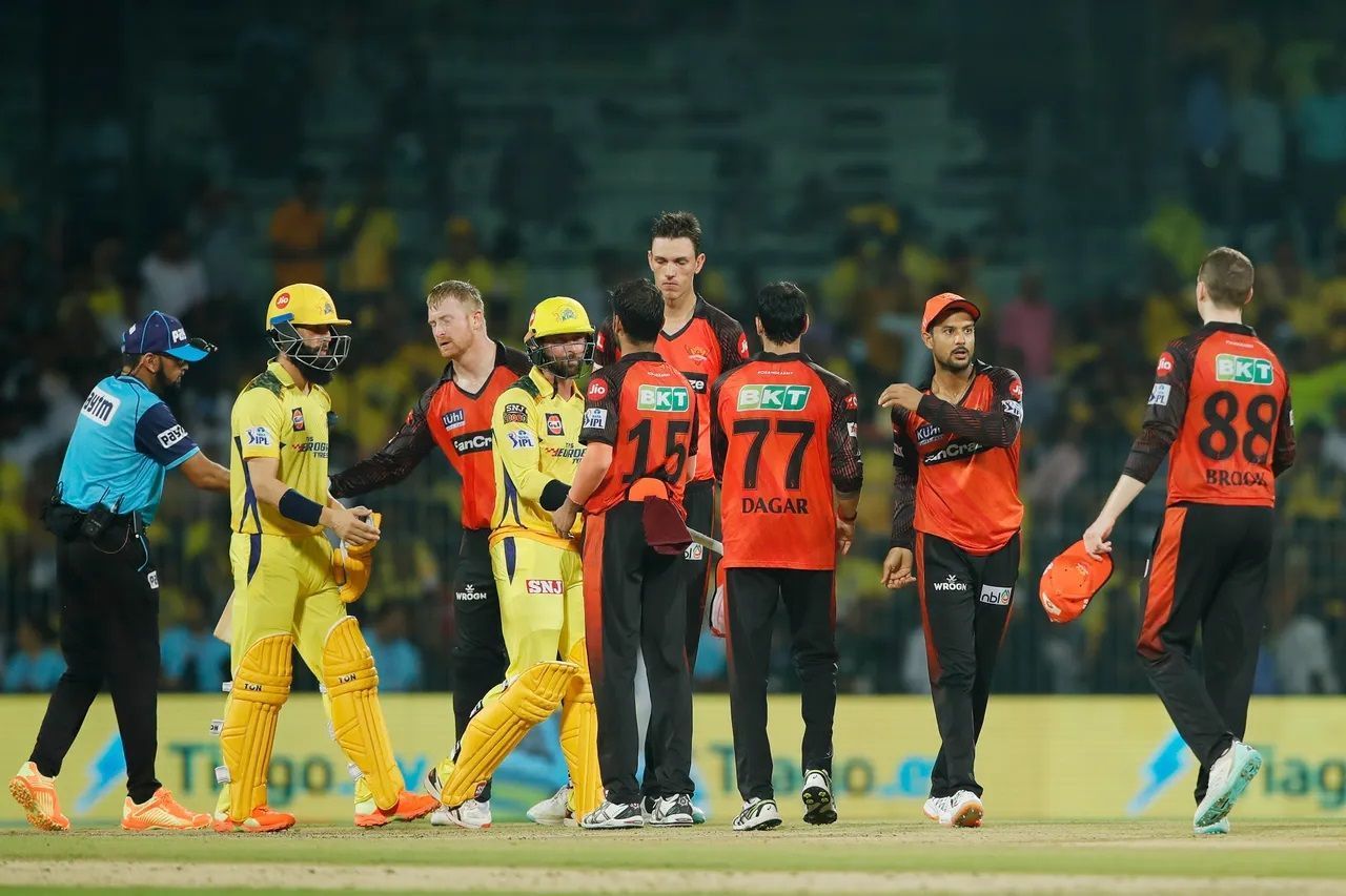 The SunRisers Hyderabad suffered a seven-wicket loss to the Chennai Super Kings in their last game. [P/C: iplt20.com]
