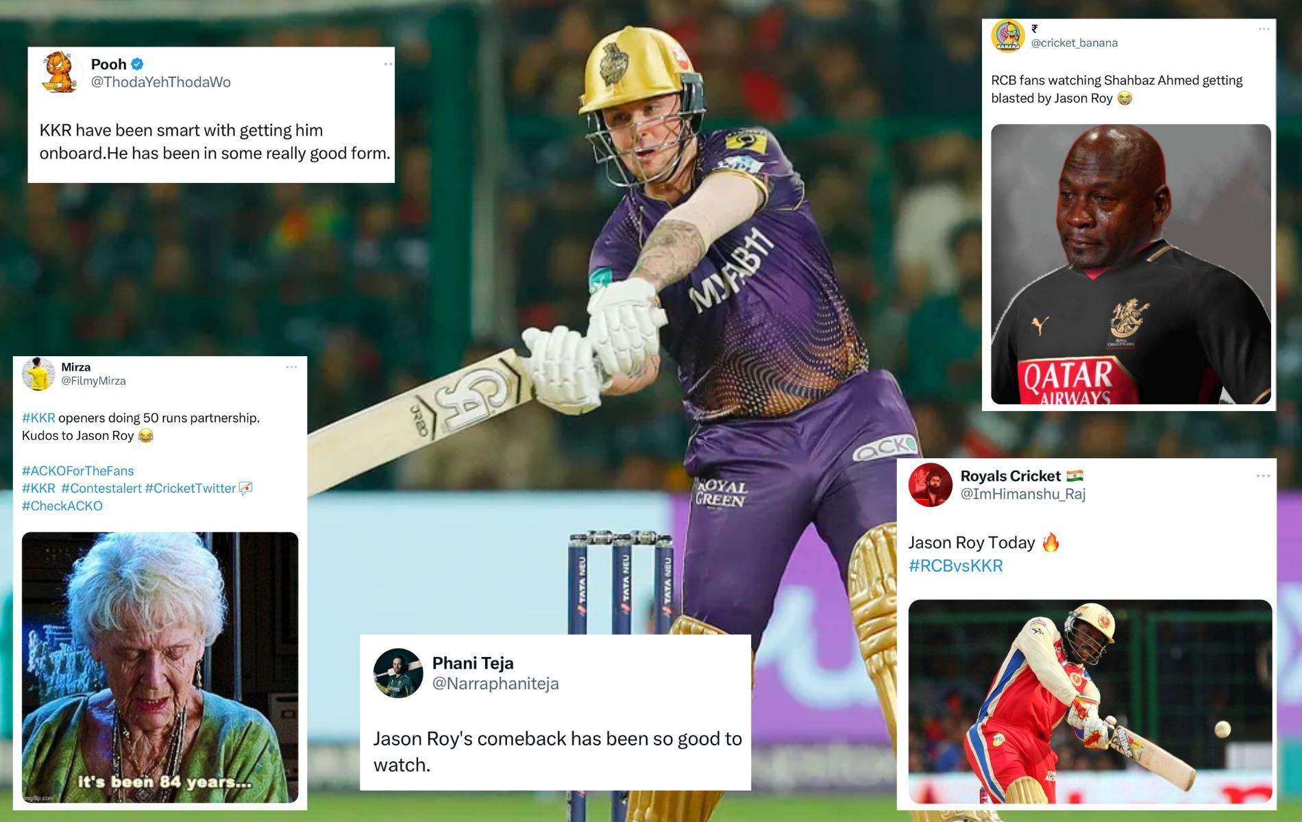 Jason Roy has been in fine form in IPL 2023. (Pics: IPLT20.com/Twitter)