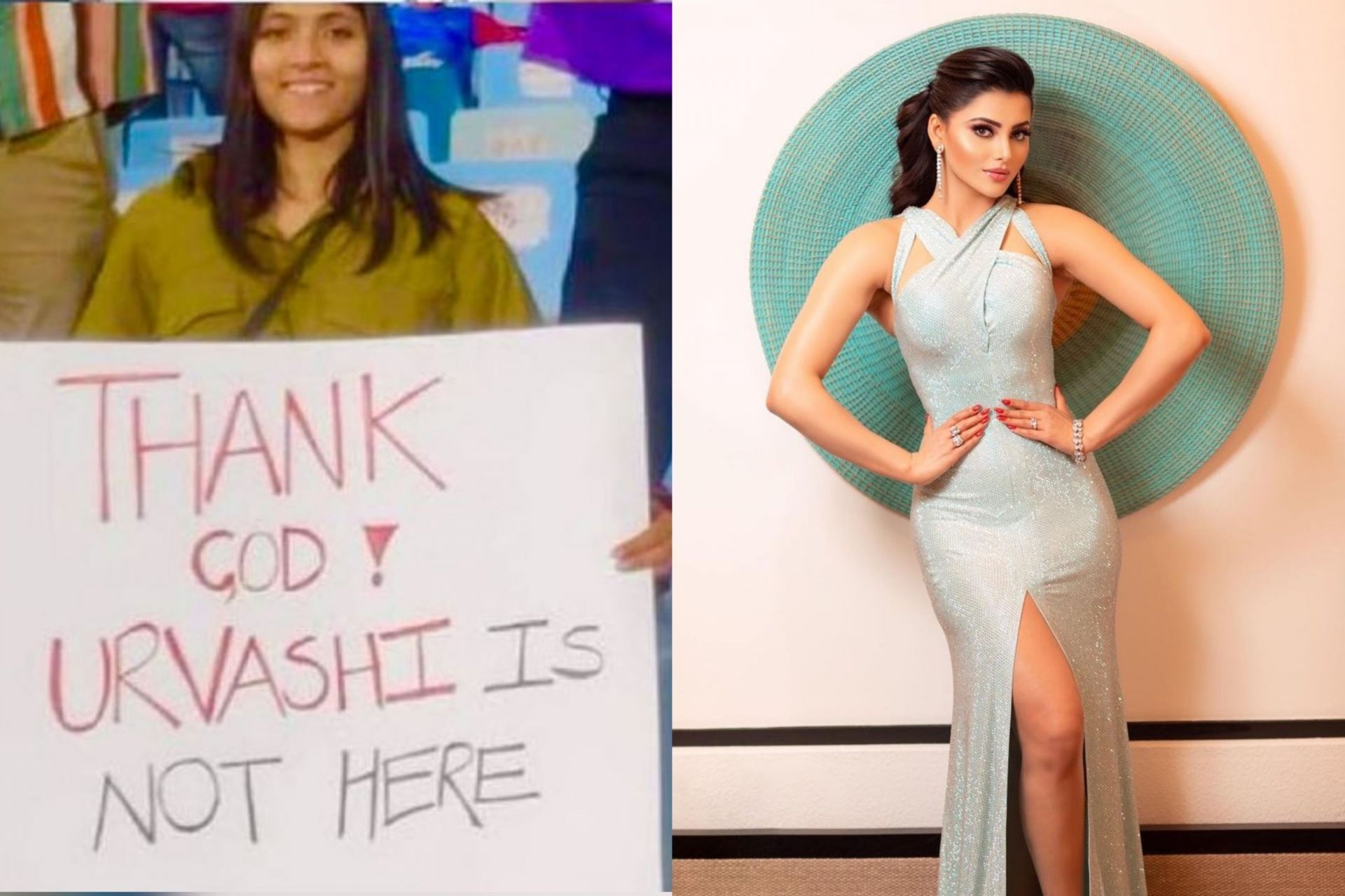 Urvashi Rautela is unhappy with a fan poster (Image: Instagram)