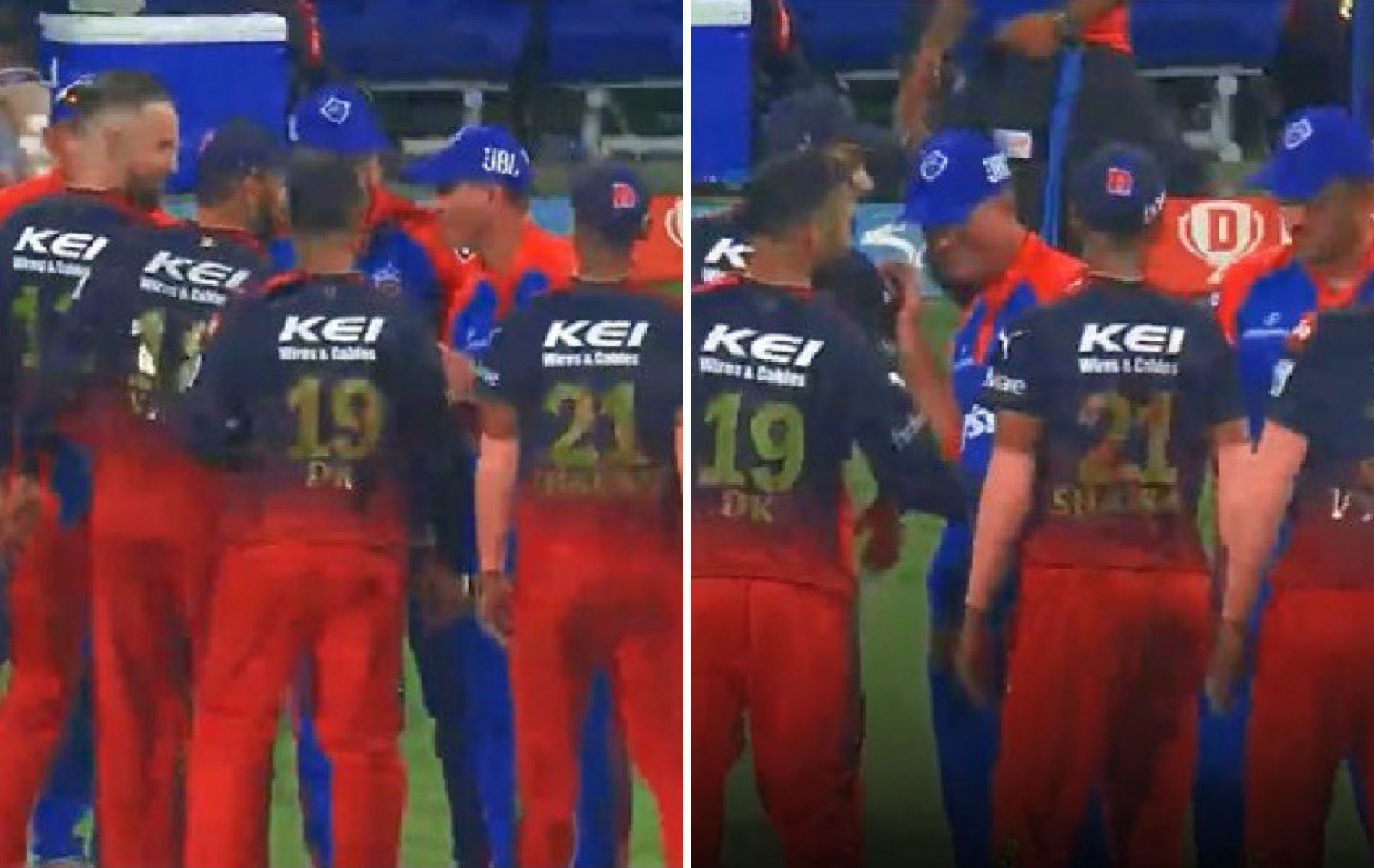 RCB beat DC by 23 runs on Saturday. (Pics: Jio Cinema) 