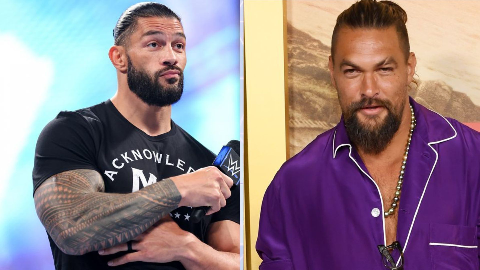 What does Roman Reigns think about comparisons to Jason Momoa?