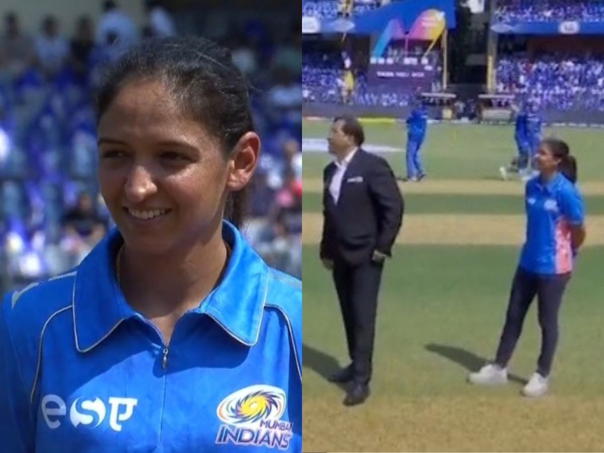 Harmanpreet Kaur Toss MI vs KKR