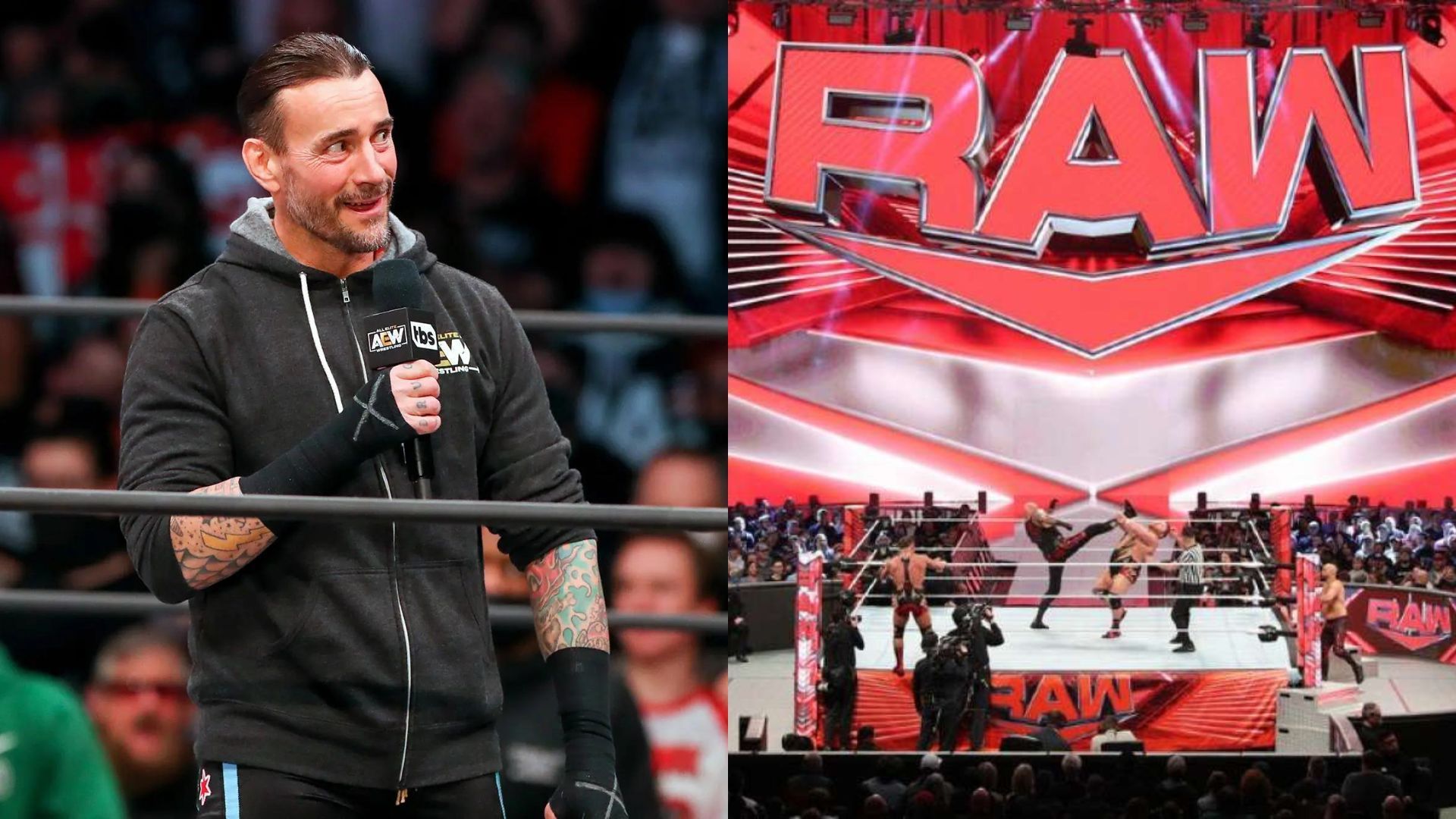 CM Punk was backstage at this week