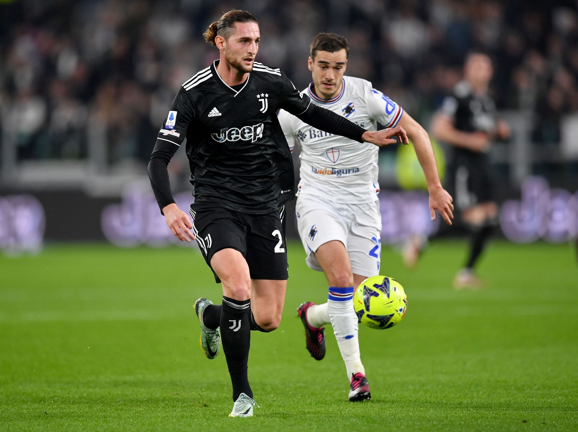 Adrien Rabiot (left) could return to the Parc des Princes this summer.