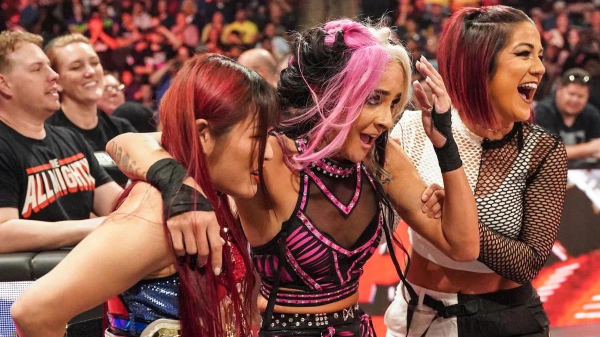 Damage CTRL consists of Dakota Kai, IYO SKY, and Bayley