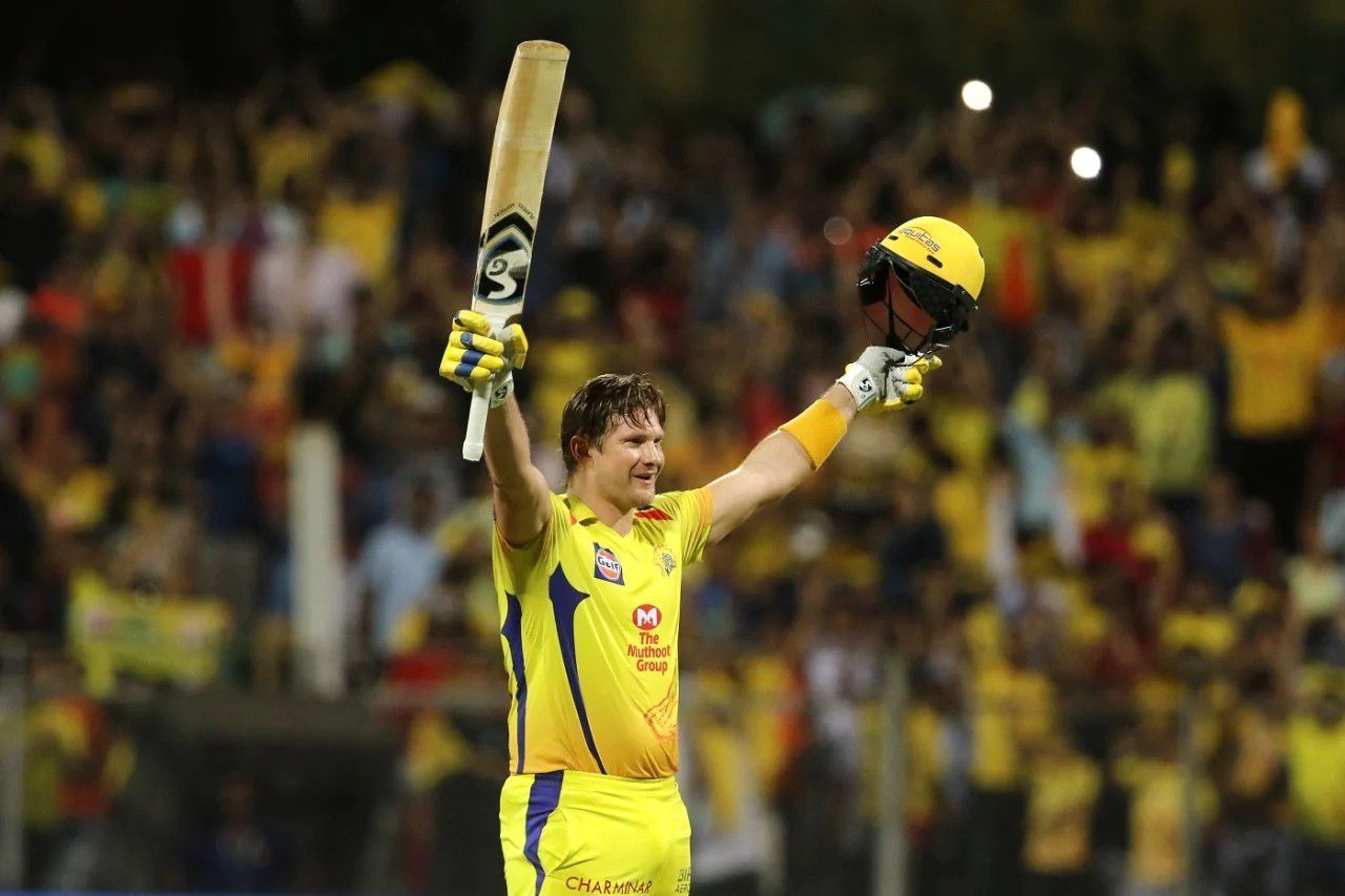 Shane Watson celebrates his century vs SRH [IPLT20]