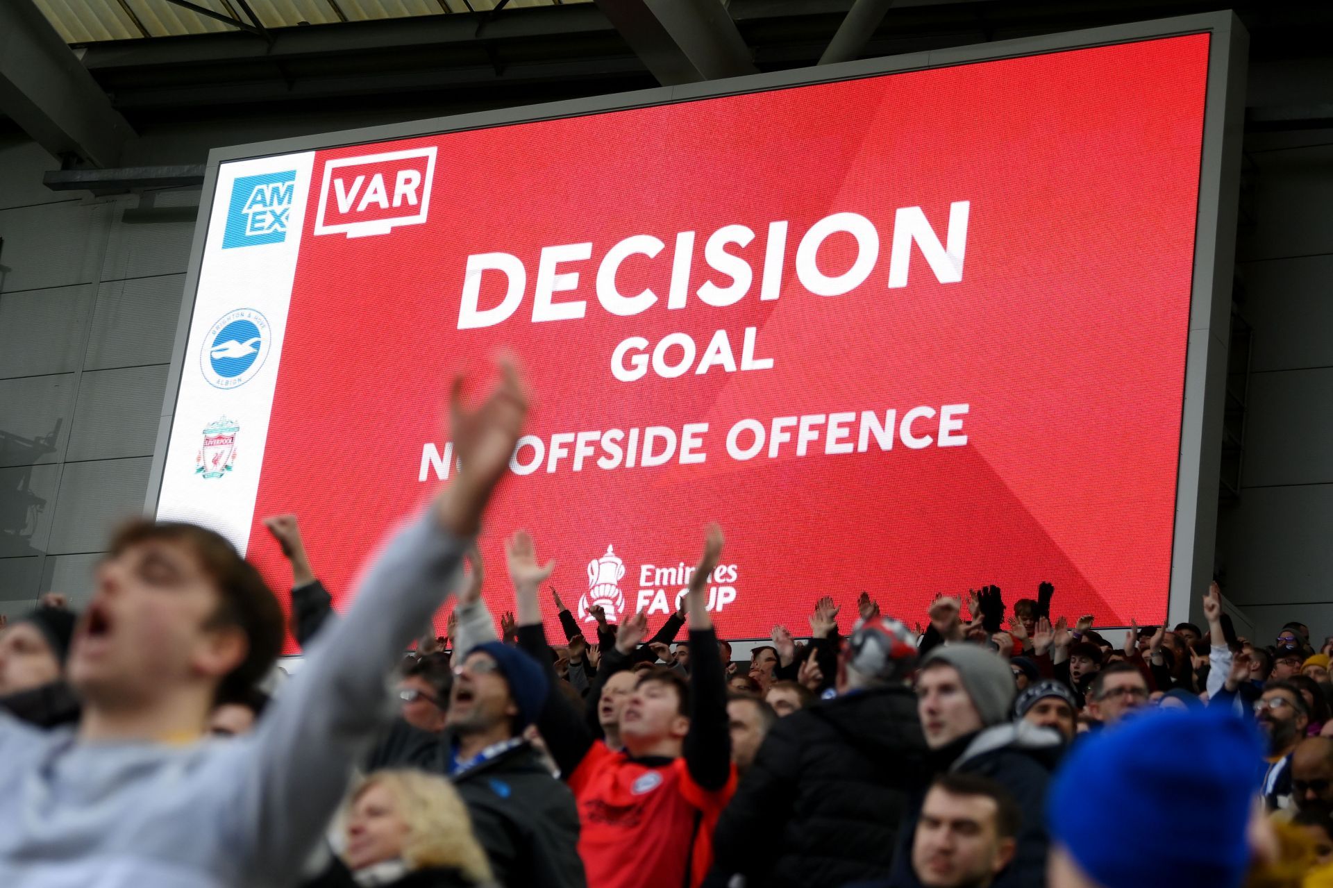 Brighton &amp; Hove Albion v Liverpool: Emirates FA Cup Fourth Round