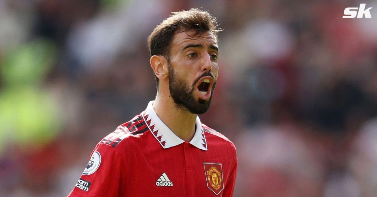 Manchester United midfielder Bruno Fernandes will miss the second leg