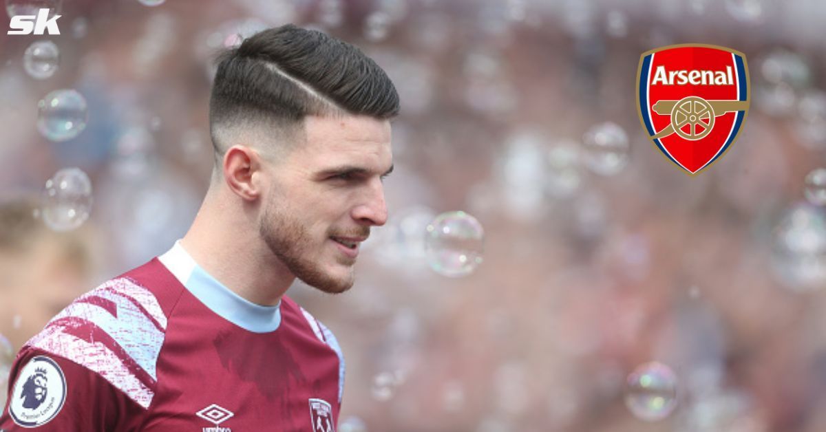 Arsenal star was seen signing Declan Rice