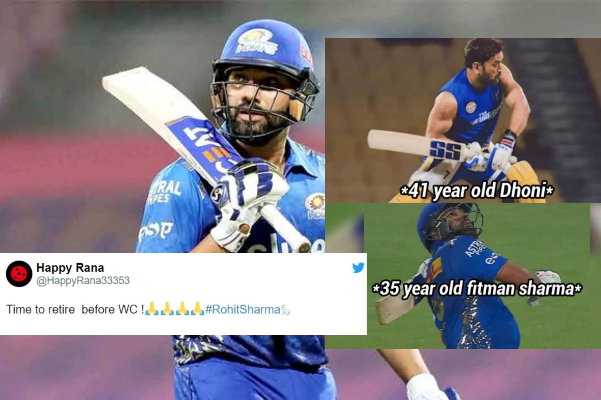 Fans react after Rohit