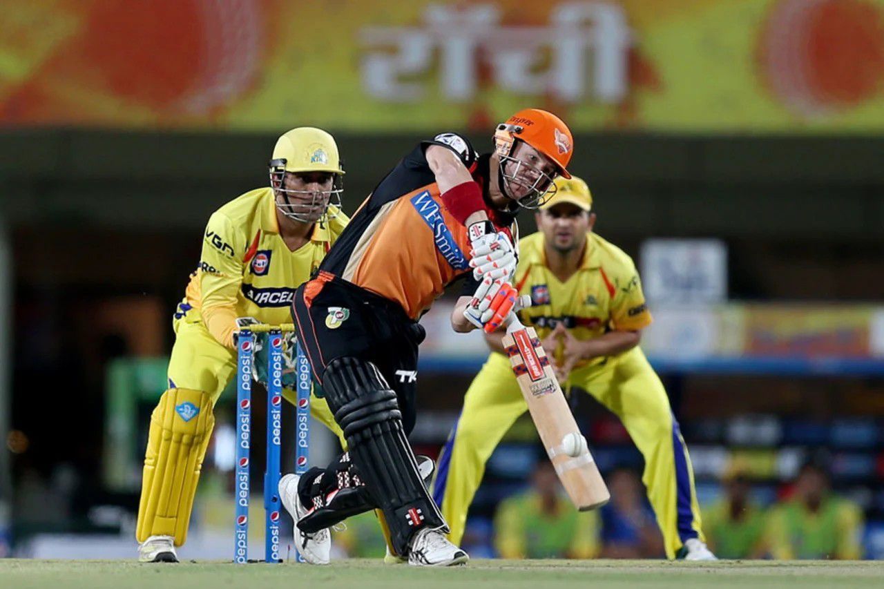 David Warner in action for SRH [IPLT20]