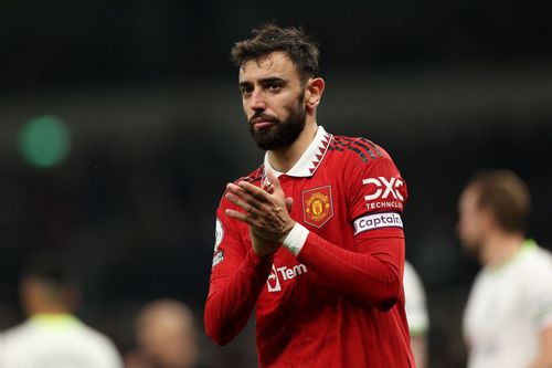 Bruno Fernandes captained the Red Devils against Spurs.