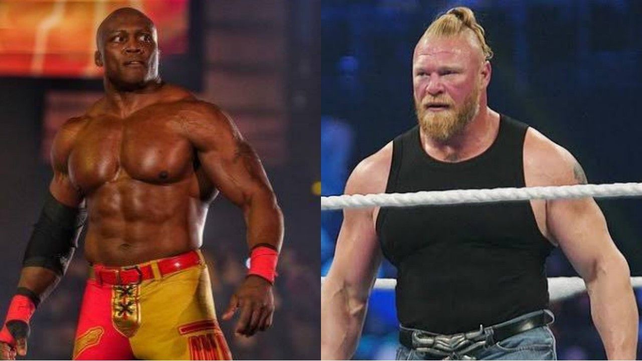 WWE सुपरस्टार्स बॉबी लैश्ले और ब्रॉक लैसनर 