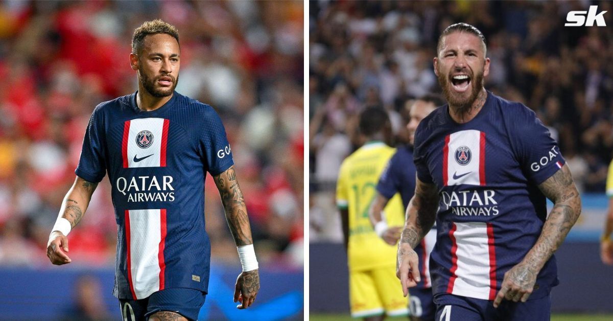 Neymar Jr and Sergio Ramos are teammates at PSG