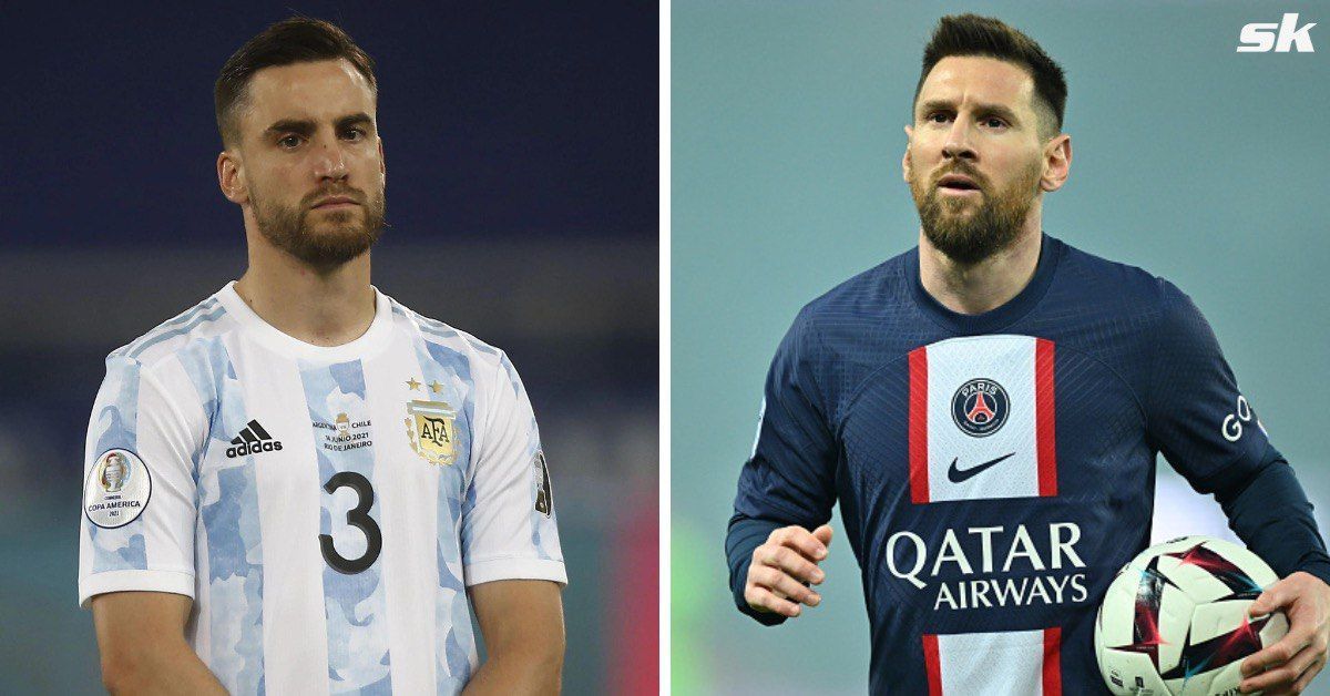 Nicolas Tagliafico has jumped to Lionel Messi