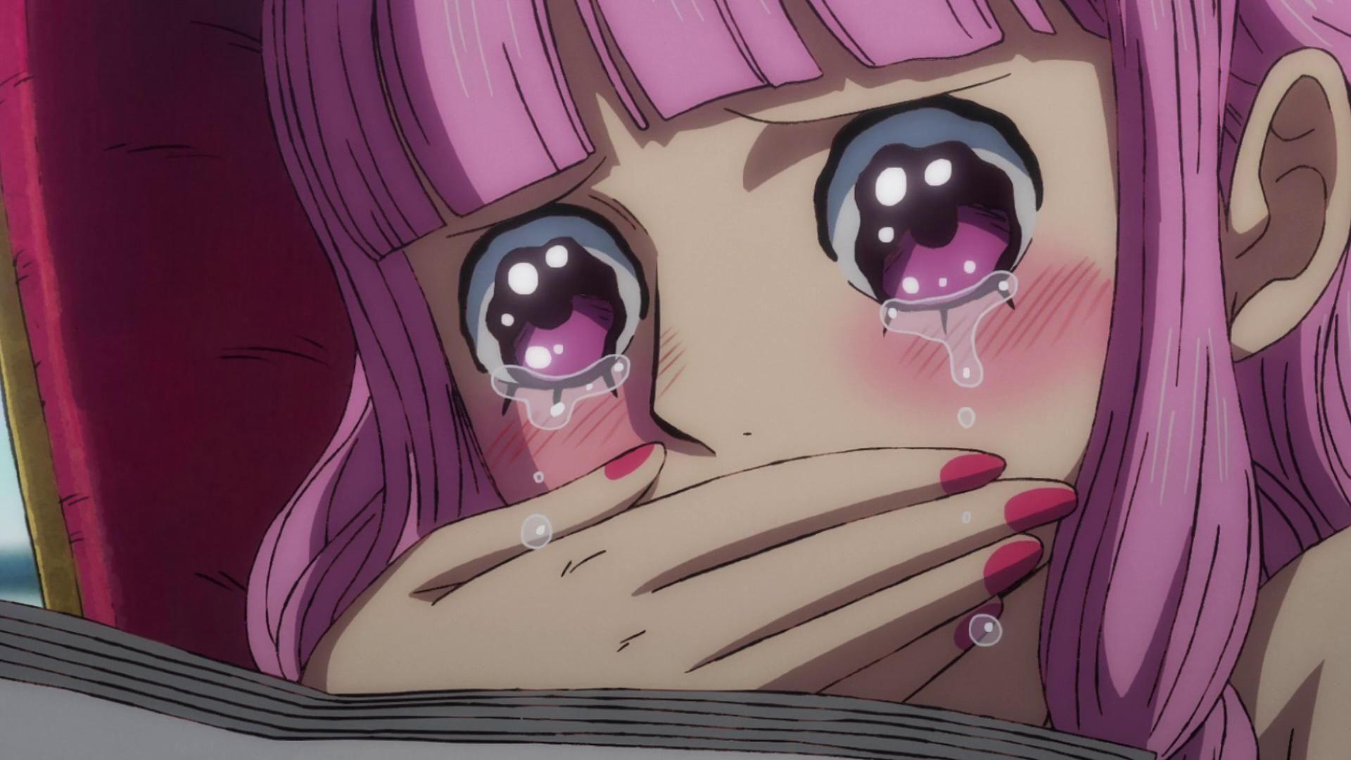 Moria&#039;s alleged death brought Perona to tears (Image via Toei Animation, One Piece)